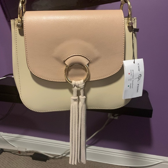 Cuir Rose Handbags - Made in Italy purse